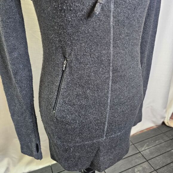 Dakini Gray Cowl Neck Sweater Dress Size XS - Picture 3 of 8